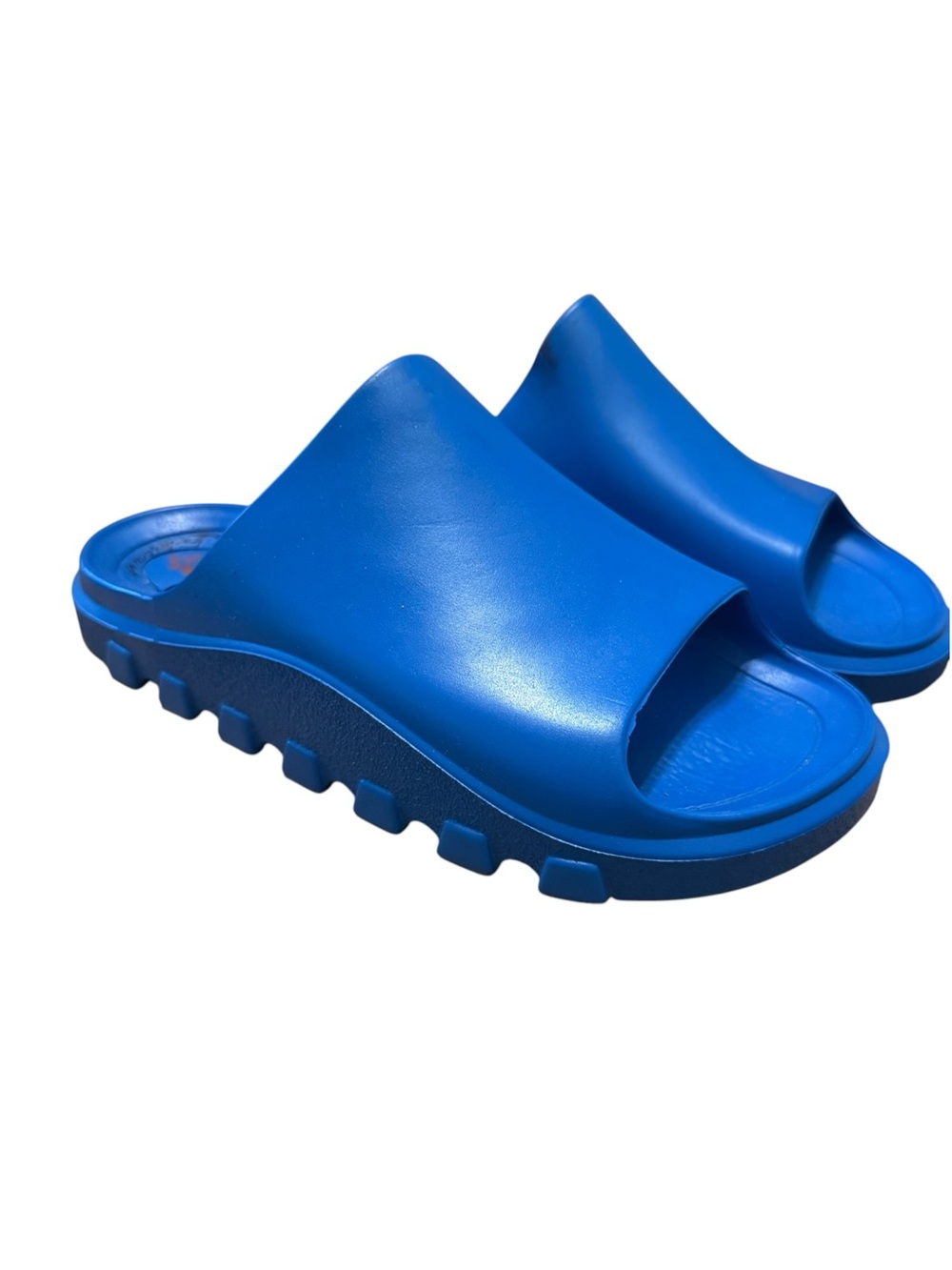 FP Movement Free People Halftime Slides Blue Sandals Size XS 37/38 US 6-7